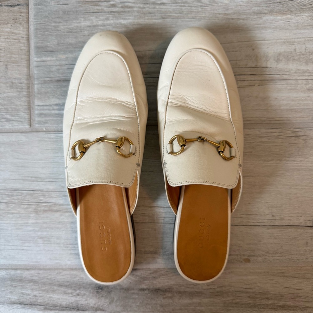 Gucci Women's Princetown Leather Slipper
